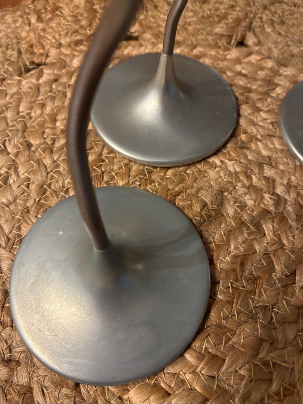 PartyLite candlesticks dancing slims set of 3 - Picture 8 of 10